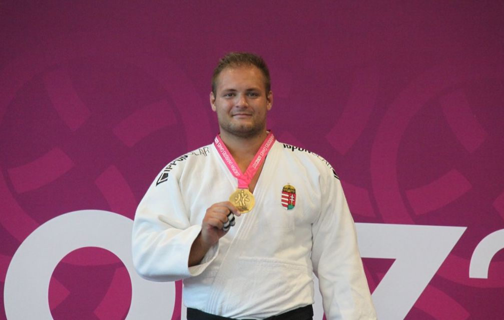 Richárd Sipőcz has another gold medal in his collection (Photo: Hungarian University and College Sports Association)